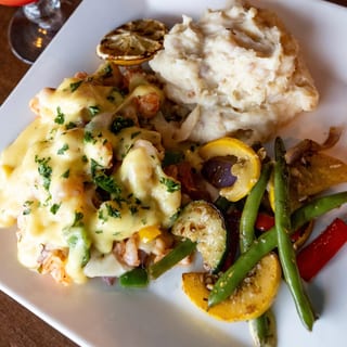 Seafood Stuffed Salmon