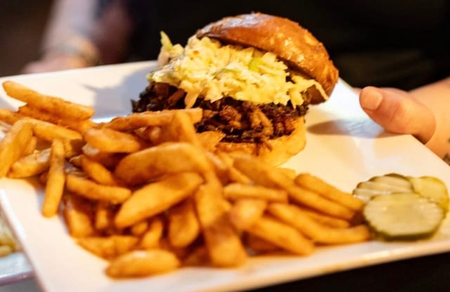 Jerk Pulled Pork Sandwich