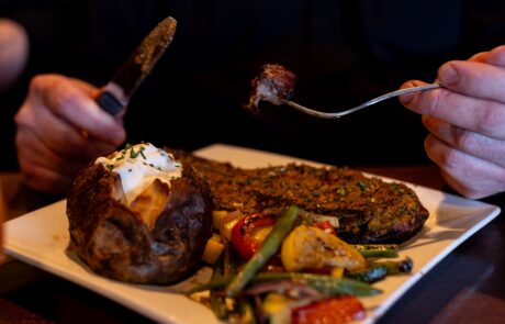 Gaucho Ribeye and baked potato